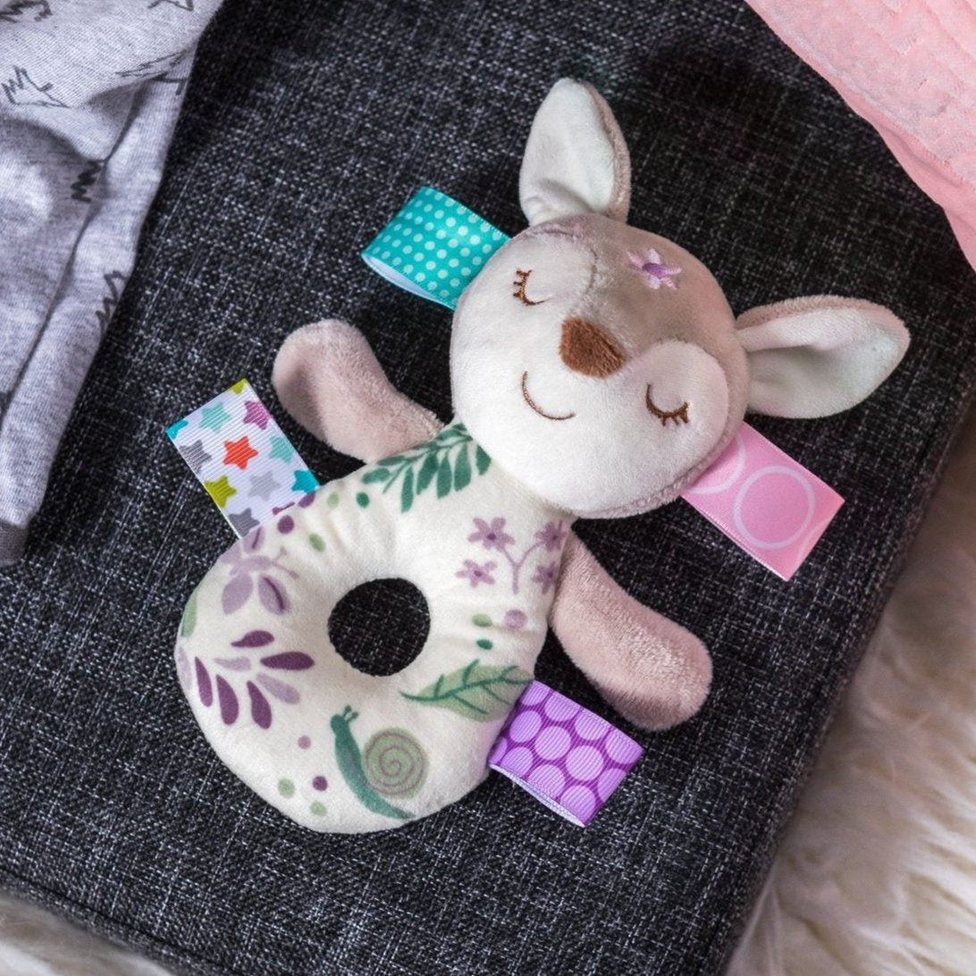 Taggies Flora Fawn Baby Rattle