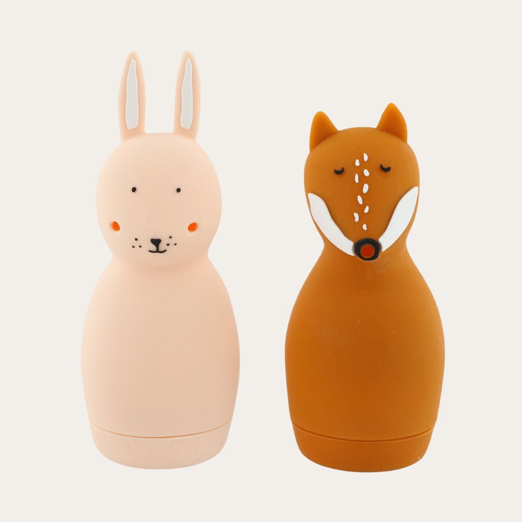 Bath Toy Squeezy Animals - Mrs. Rabbit & Mr. Fox Bath Toys - Bath time Fun!