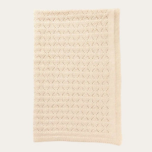 Cashmere Luxury Blessing / Christening / Celebration Baby Blanket, Ivory Baby Blanket. Rosie Sugden.