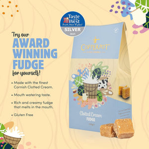 Copperpot Cornish Clotted Cream Fudge 150g