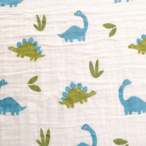 Baby Swaddle Muslin 'Dinosaurs' Baby Swaddle.