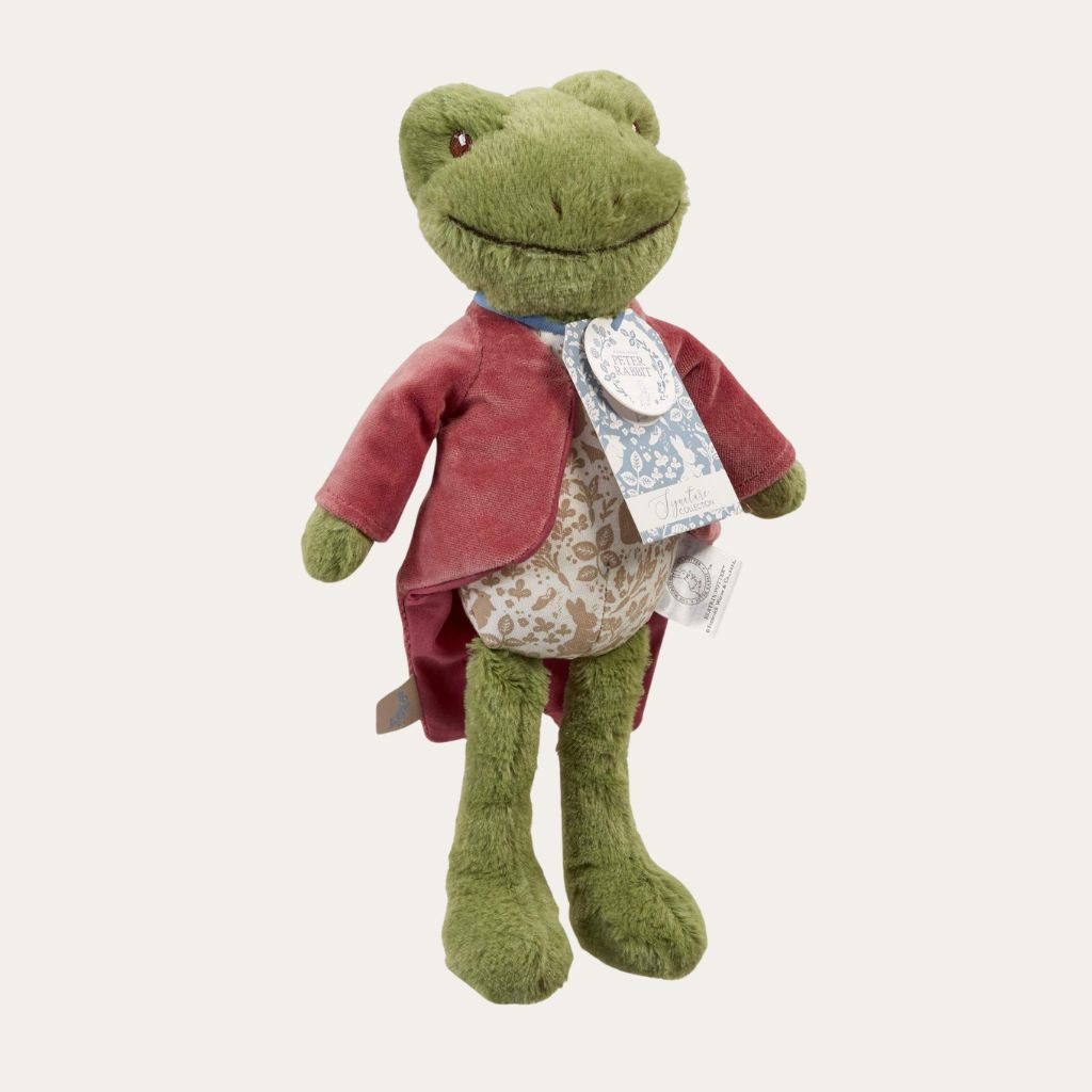 Soft Toy 'Jeremy Fisher' From Peter Rabbit and Friends Cuddly Toys. Beatrix Potter.