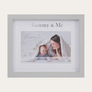Mummy & Me Frame 6" x 4" in Lidded Gift Box Photo Frame. by Bambino.