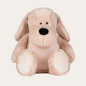 Personalised Soft Beige Dog â 45cm Cuddly Toy for All Ages Cuddly Toys.