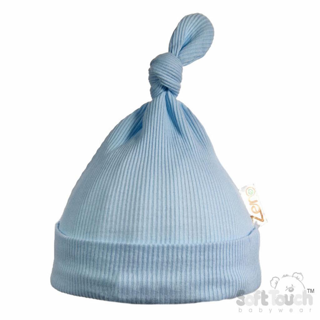 Baby Boy Blue Knot Organic Hat Baby Hat