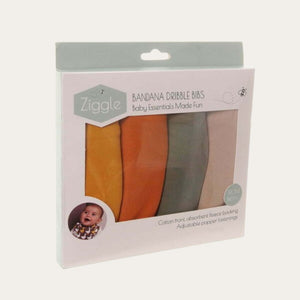 Dribble 4 Bib Set 'Sahara' Bandana Bib in box.