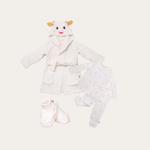 Sophie La Girafe Pyjamas, Booties & Robe Unisex Baby Clothes.