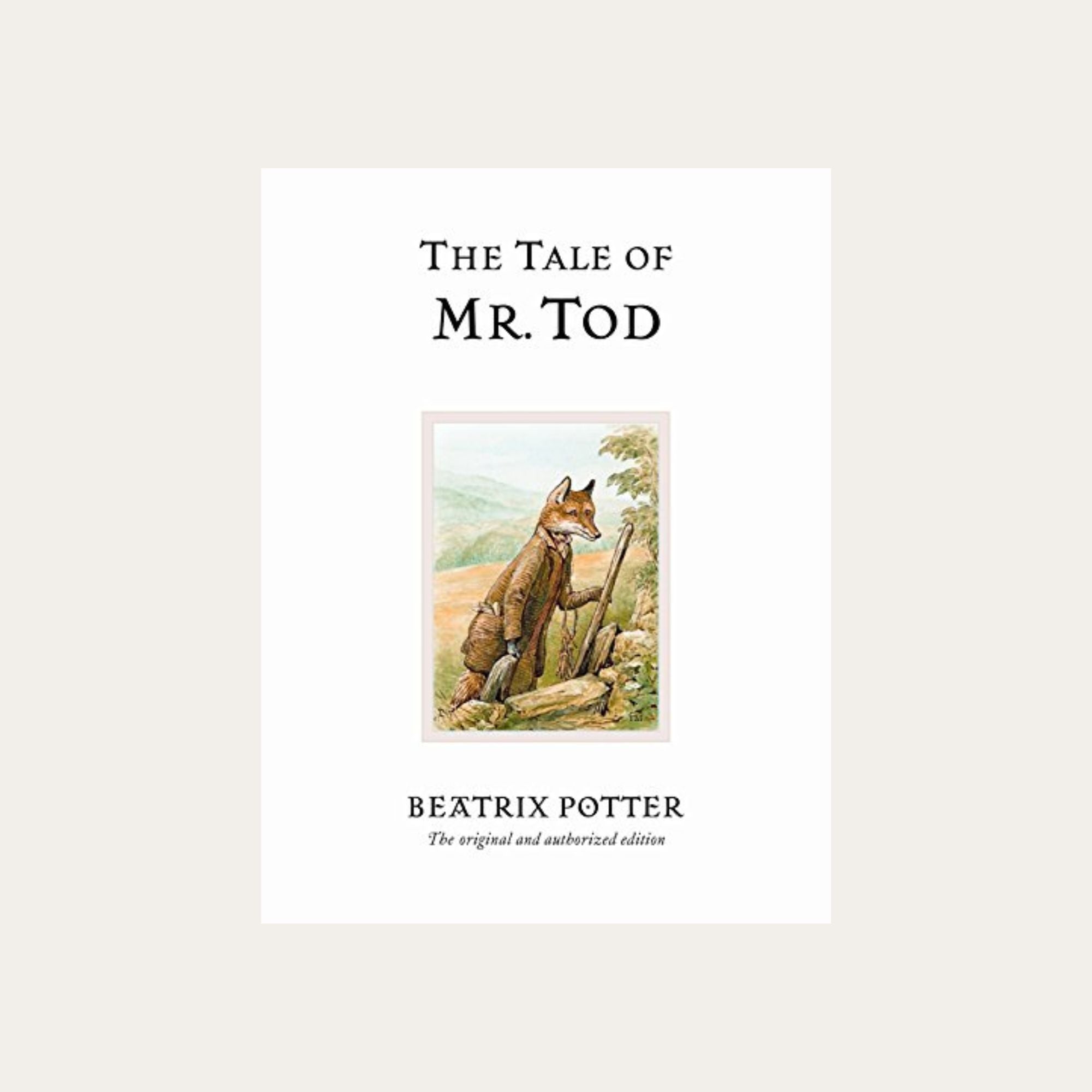The Tale of Mr Tod children's book by Beatrix Potter.
