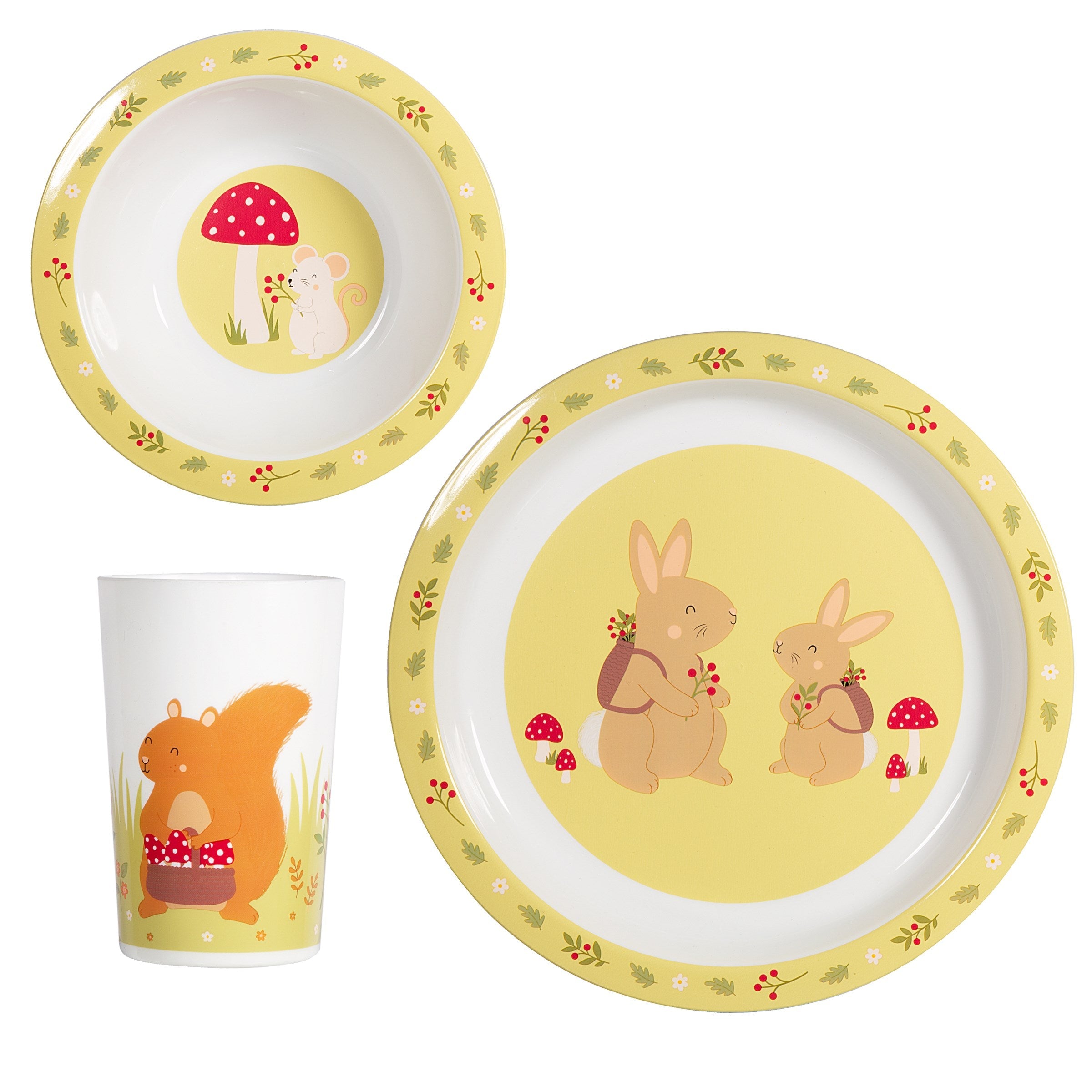 Children Tableware Set - Garden Friend Baby Dining Set.