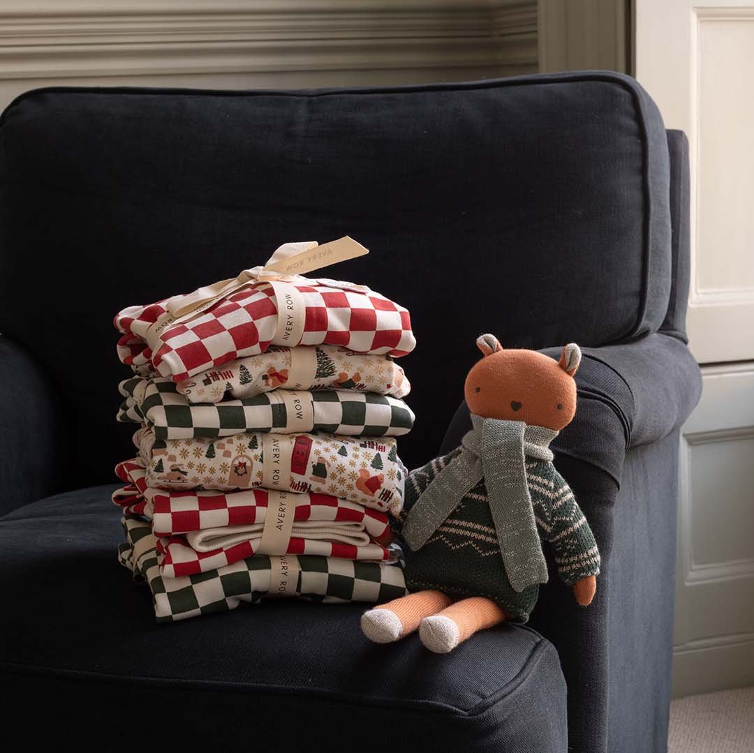 Organic Knitted Squirrel Soft Cuddly Toy