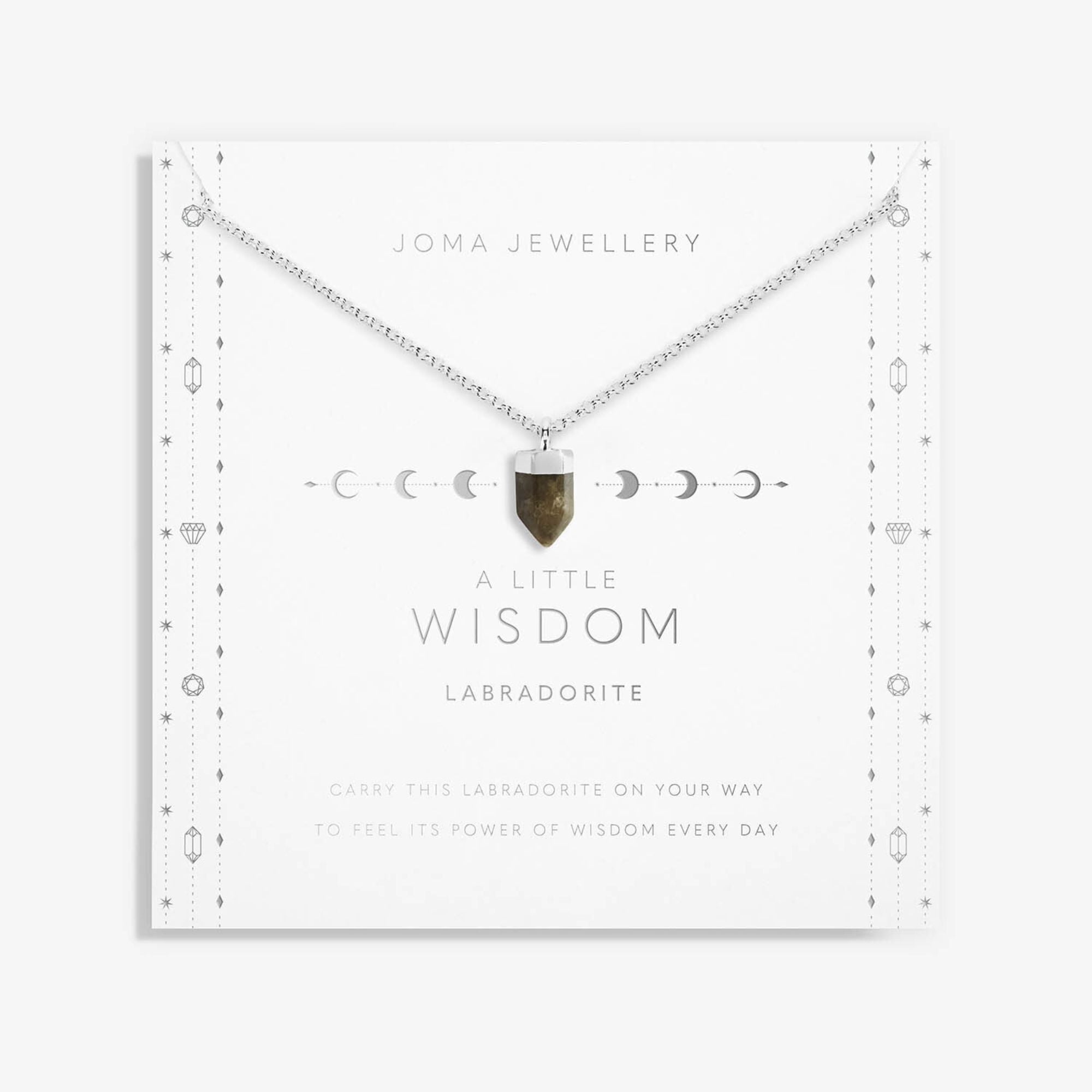 A Little Wisdom Labradorite Necklace Jewellery.