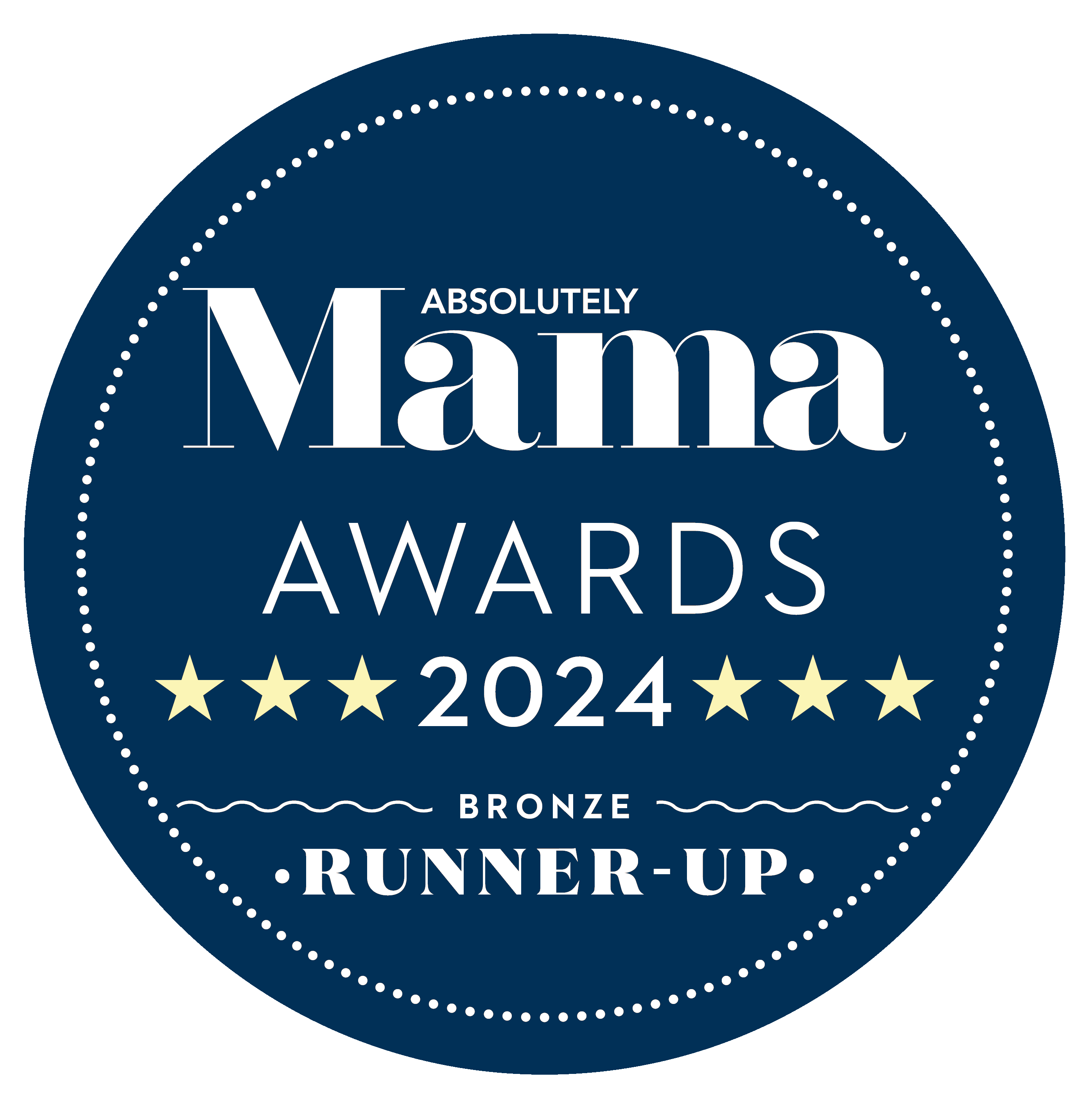 Absolutely Mama awards logo.
