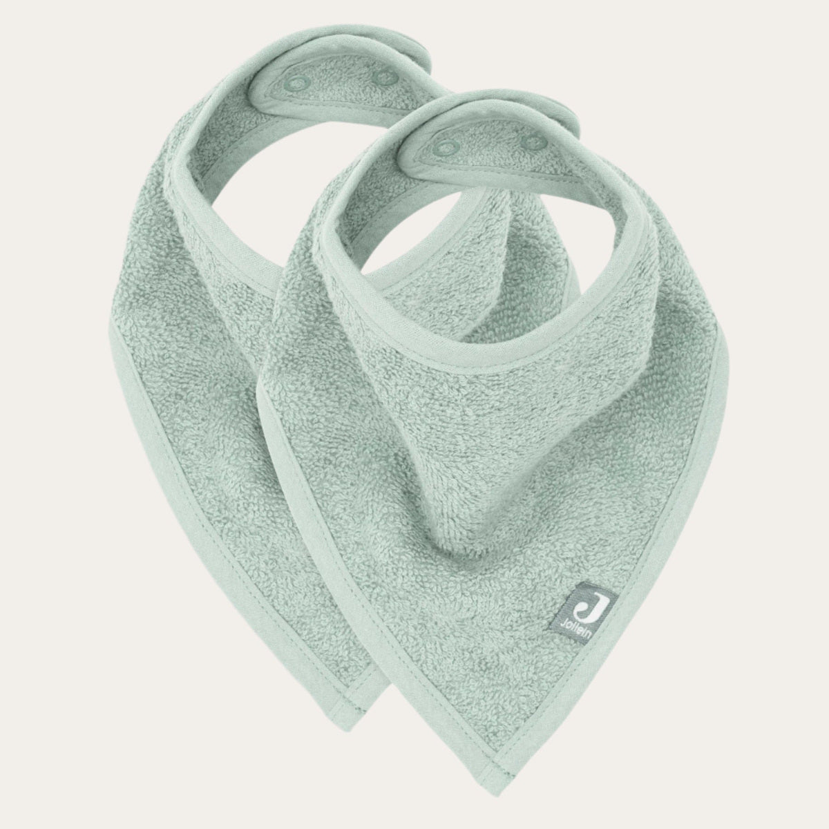 Bandana Bib 2 Pack in Ash Green Bandana Bib.