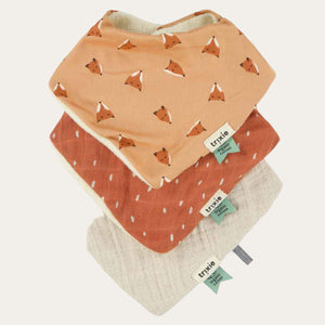 Muslin bandana bibs for baby – absorbent and soft for teething