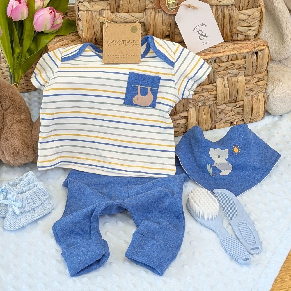 Koala and Sloth Baby Boy Gift Set – Bumbles Boo - Main Image