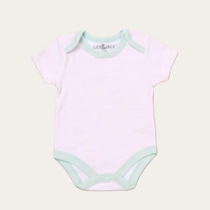 Flowers Baby Clothing Gift Set - White and Mint Trim