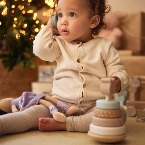 Wooden Tumbler Stacker Jungle Theme Wooden Toy.