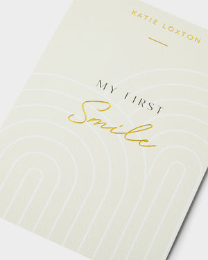 Baby milestone card set including My First Christmas card