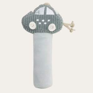 Cloud blue baby car rattle for newborn play