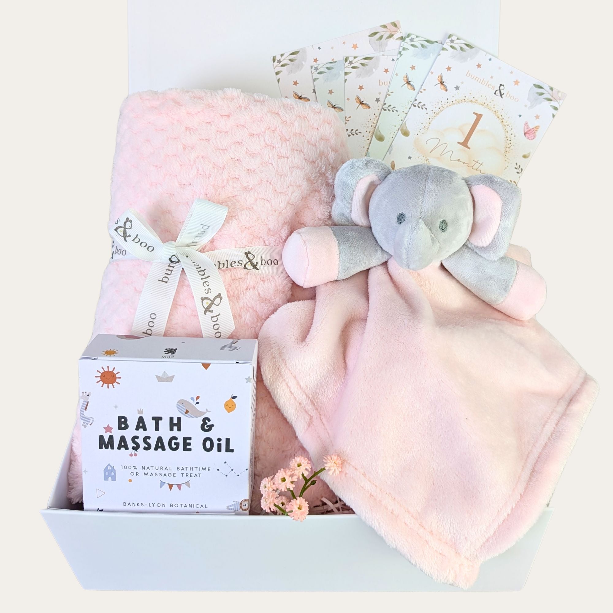 Precious Pink Baby Box Baby Shower Gifts for Girl Bumbles Boo