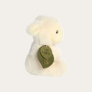 Soft lamb rattle toy – eco baby gift idea