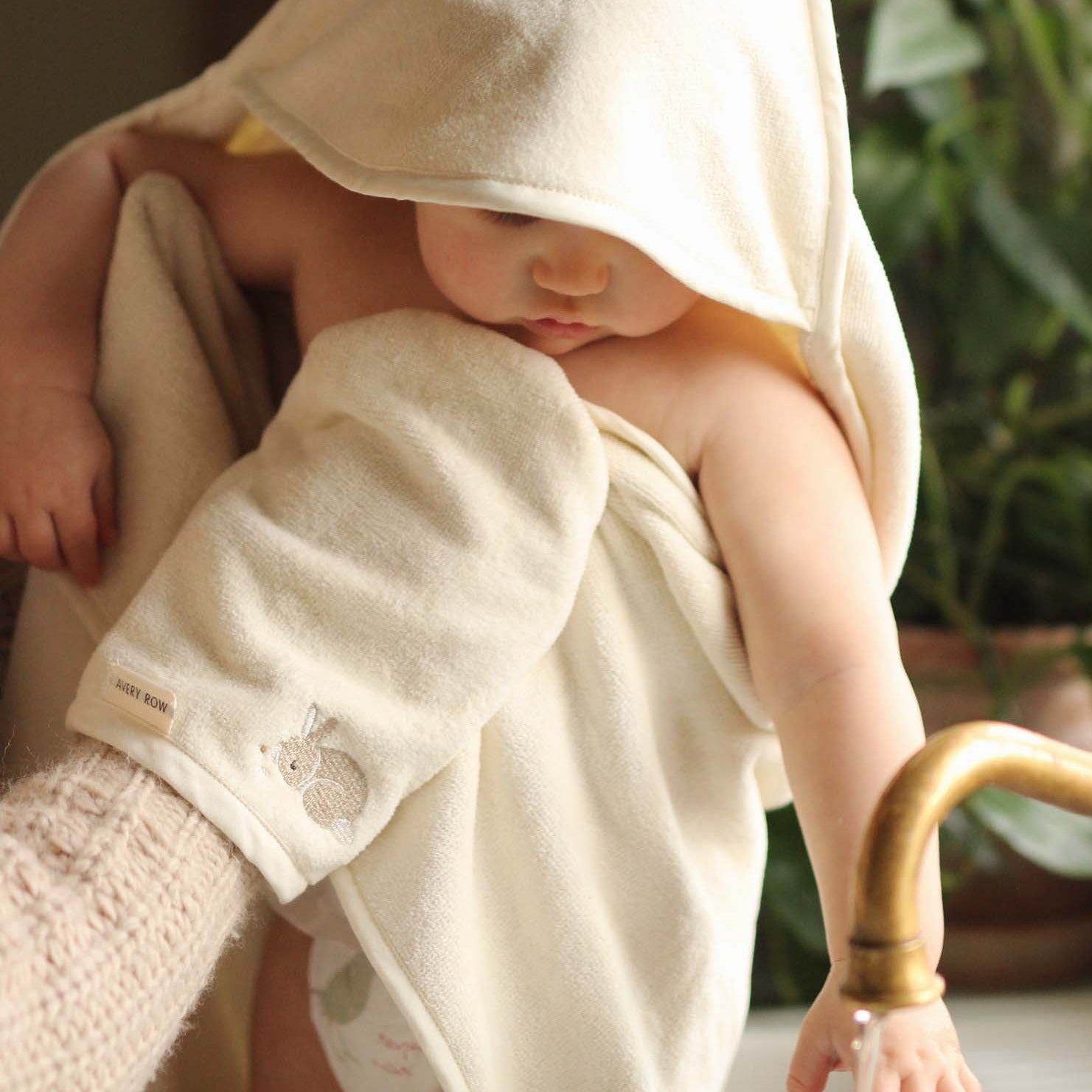 Organic Bath Mitt 'Bunny' Baby Bath & Body.