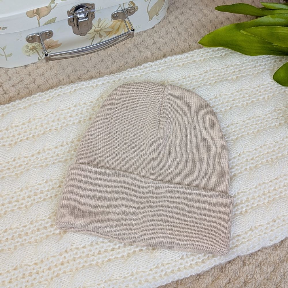 Biscuit Knit Cotton Baby Beanie Hat