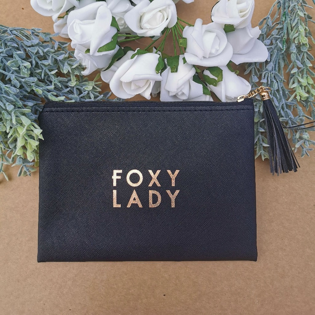 Foxy Lady Coin Purser with Tassles Mum Gifts.