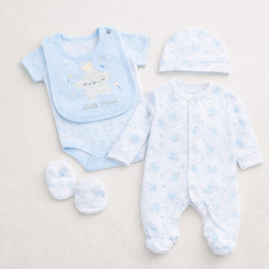Little prince baby sleepsuit set with a star