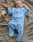 blue clothing set tiger cub for baby boys