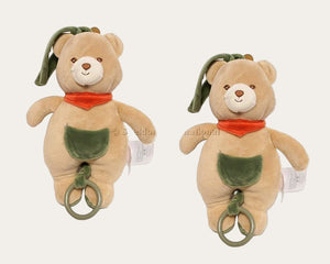 Brown Baby Bear Musical Pull Toy – Soft Plush