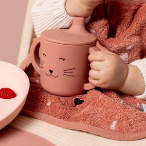 Baby Feeding Sippy cup - Mrs Cat Baby Dining Set.