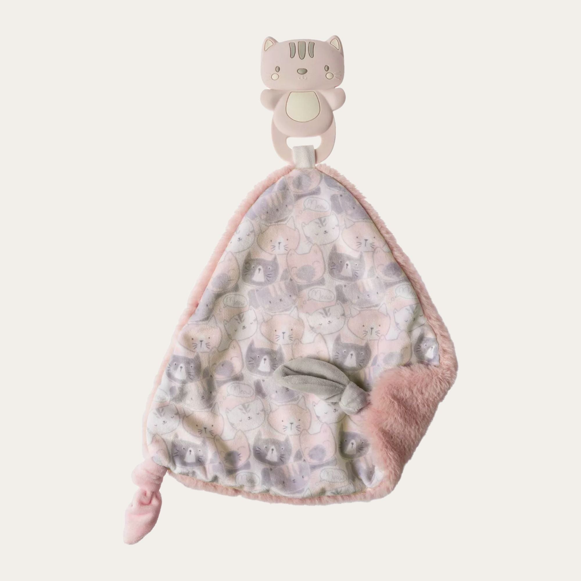 Chewy Crew Kitty Teether Lovey Comforter Baby Comforter.