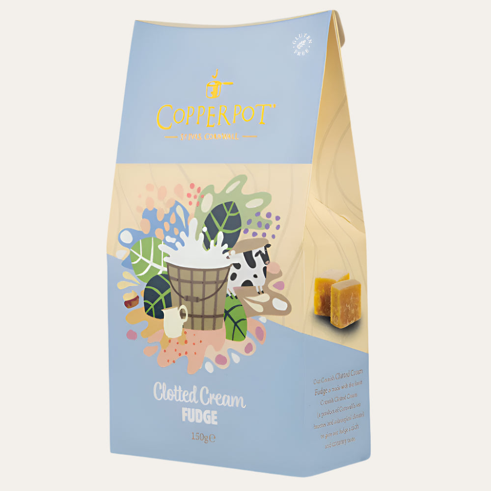 Award winning clotted cream fudge in pretty box