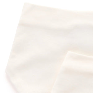 Cream coloured organic cotton dribble bibs for babies