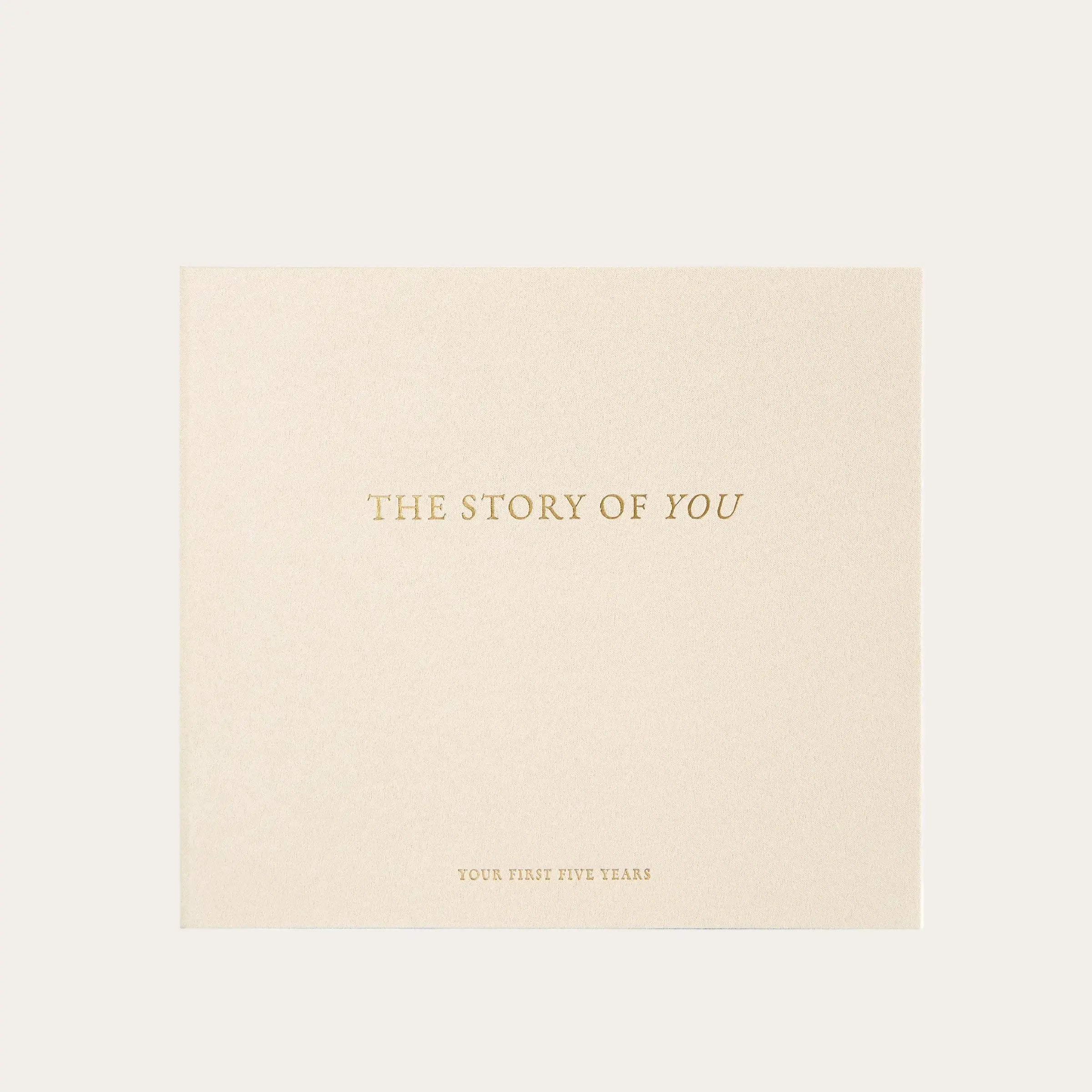 Cream Baby Memory Journal – Front Cover