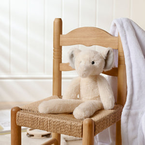 Cream Plush Elephant Toy – Ellie 35 cm