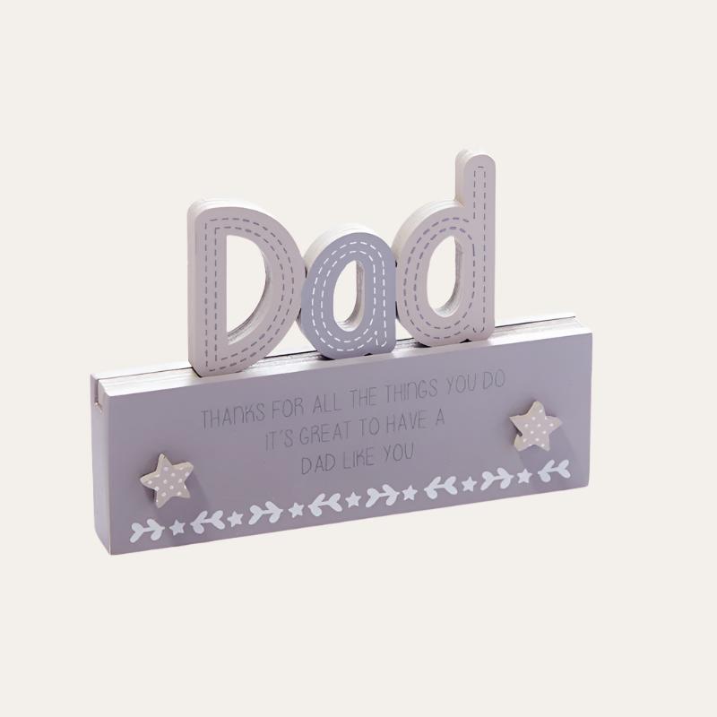 Plaque 'Dad, for all the things you do' New Dad Gifts.