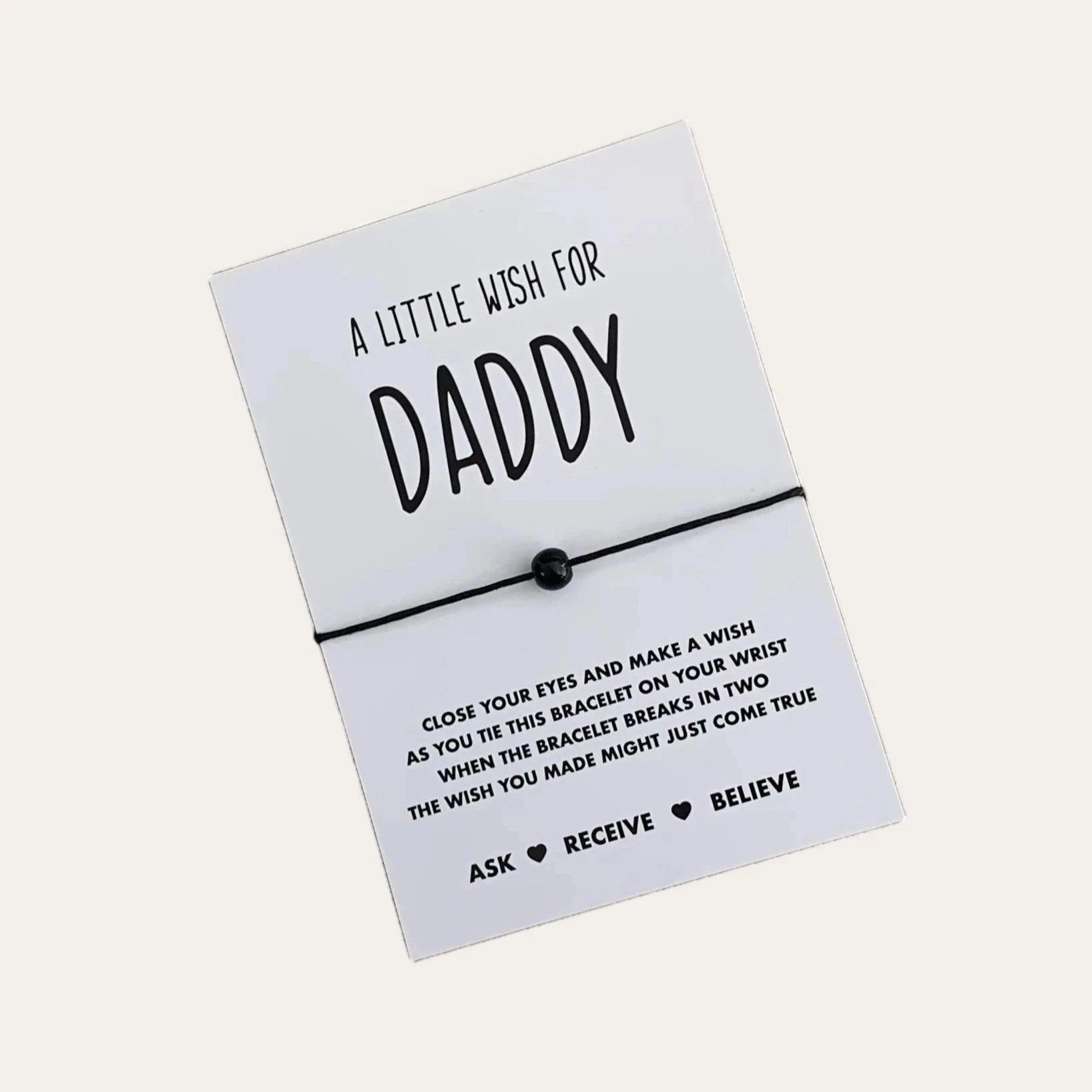 A Little Wish bracelet for Daddy gift