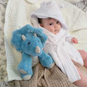 Blue Squishy Plush Dinosaur Soft Toy Eco-Friendly (20cm) Cuddly Toys.