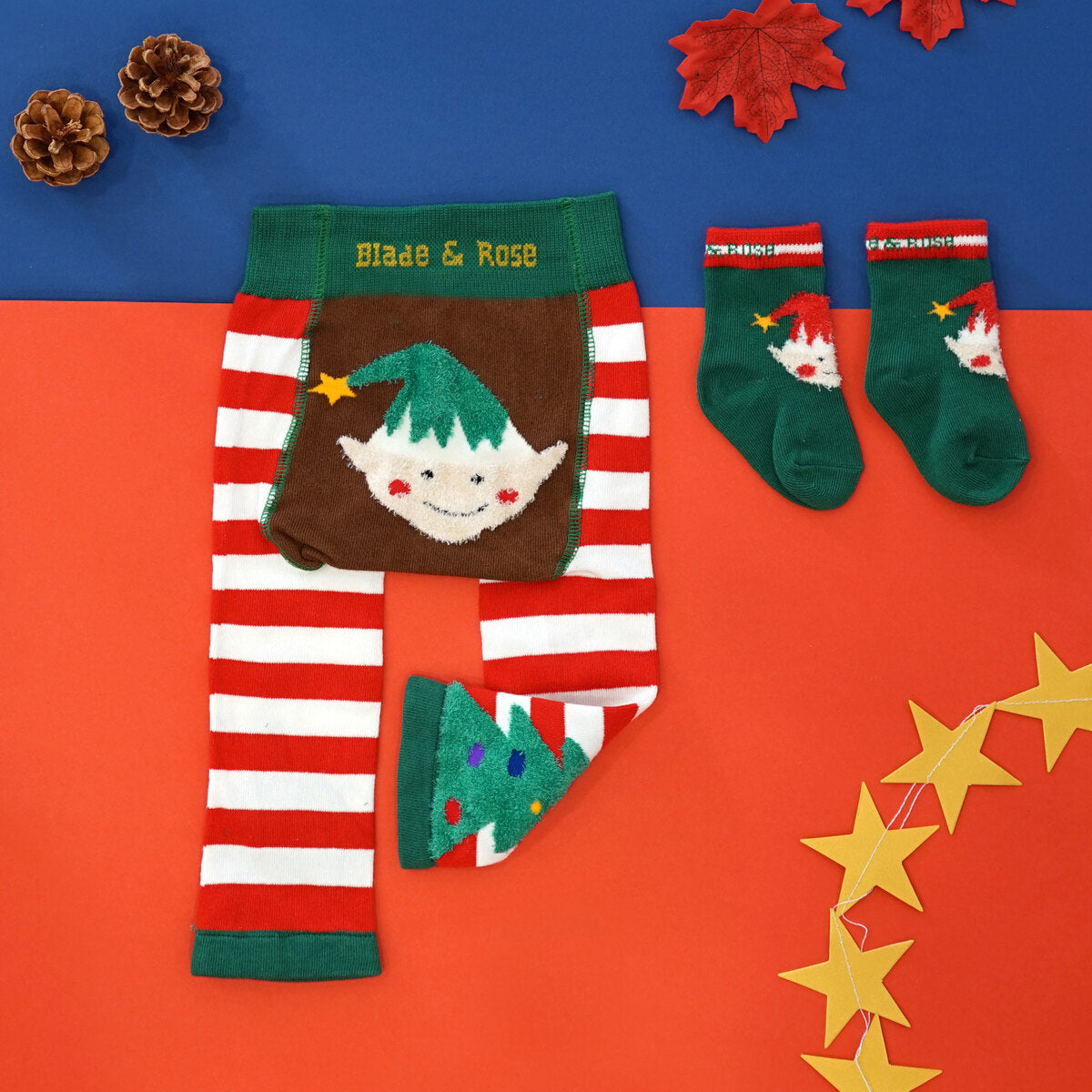 Baby Clothing 'Festive Christmas Elf' Leggings Christmas.