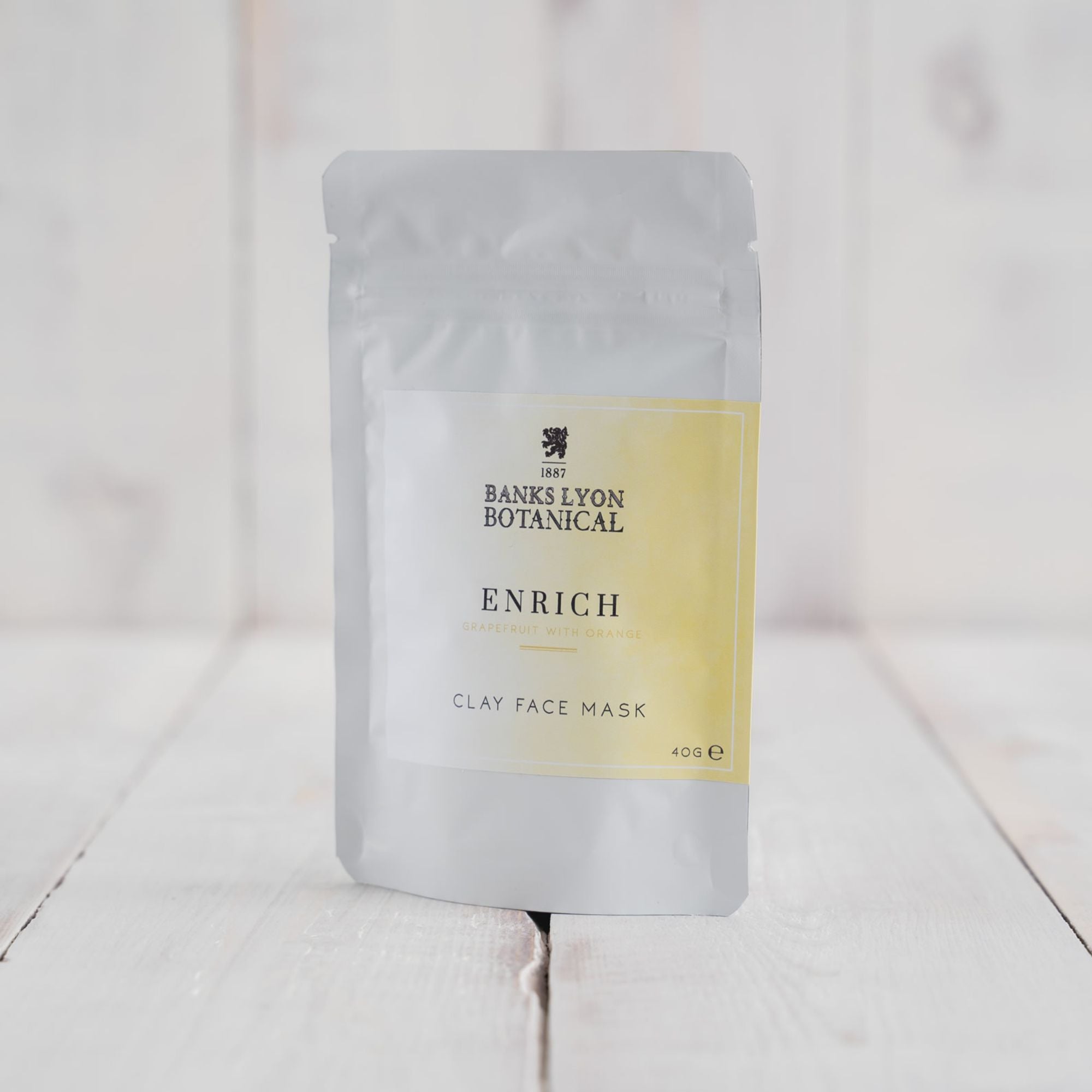 Enrich Clay Face Mask Pouch Kaolin & Citrus Skin Balancing Treatment Baby Bath & Body.