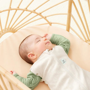 Organic Swaddle Bag – oatmeal tone for 0–3 months
