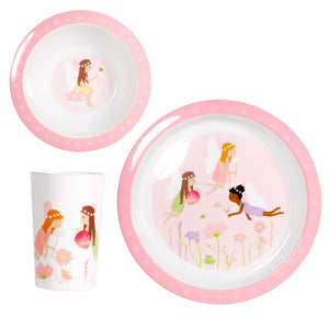 Children Tableware Set - Fairy Garden Baby Dining Set.