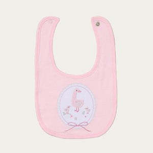 Goose Print Sleepsuit with Matching Accessories for Baby Girl