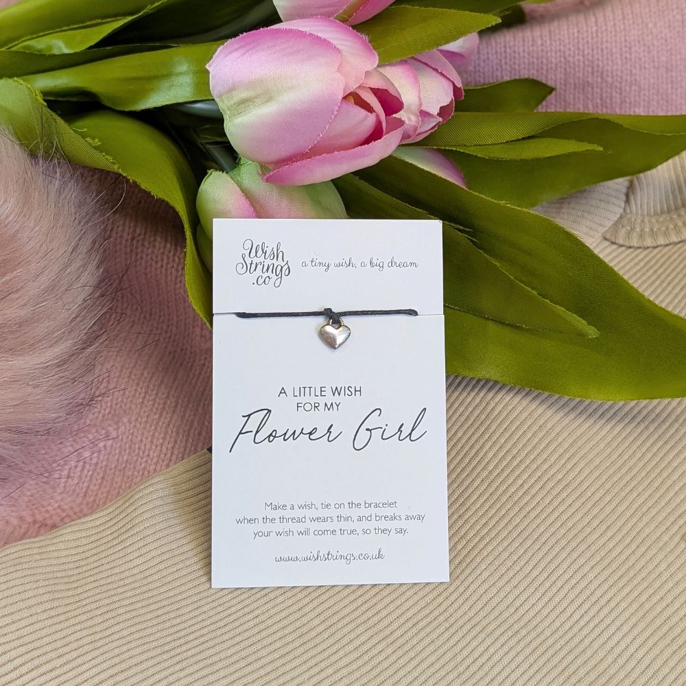 Flower Girl Wish Bracelet Gift – Bumbles Boo
