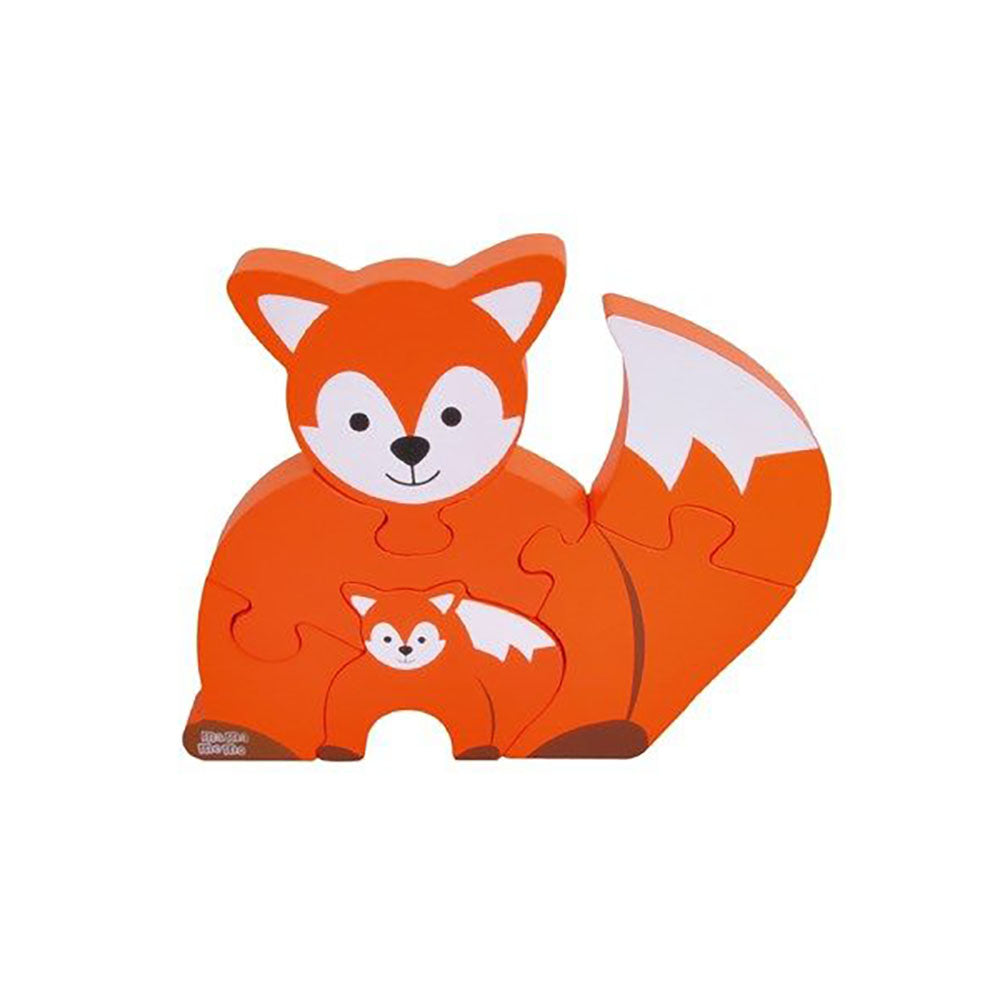 Wooden Jigsaw Puzzle Fox Wooden Toy