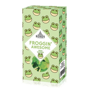 Green box of 'Froggin' Awesome' Frog shaped gummies