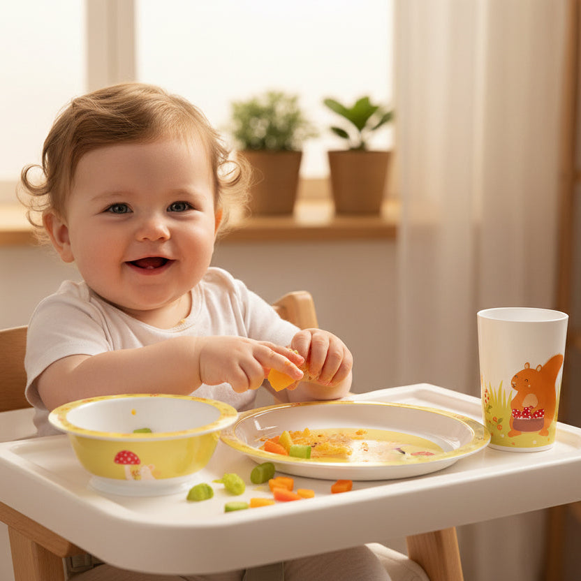 Children Tableware Set - Garden Friend Baby Dining Set.