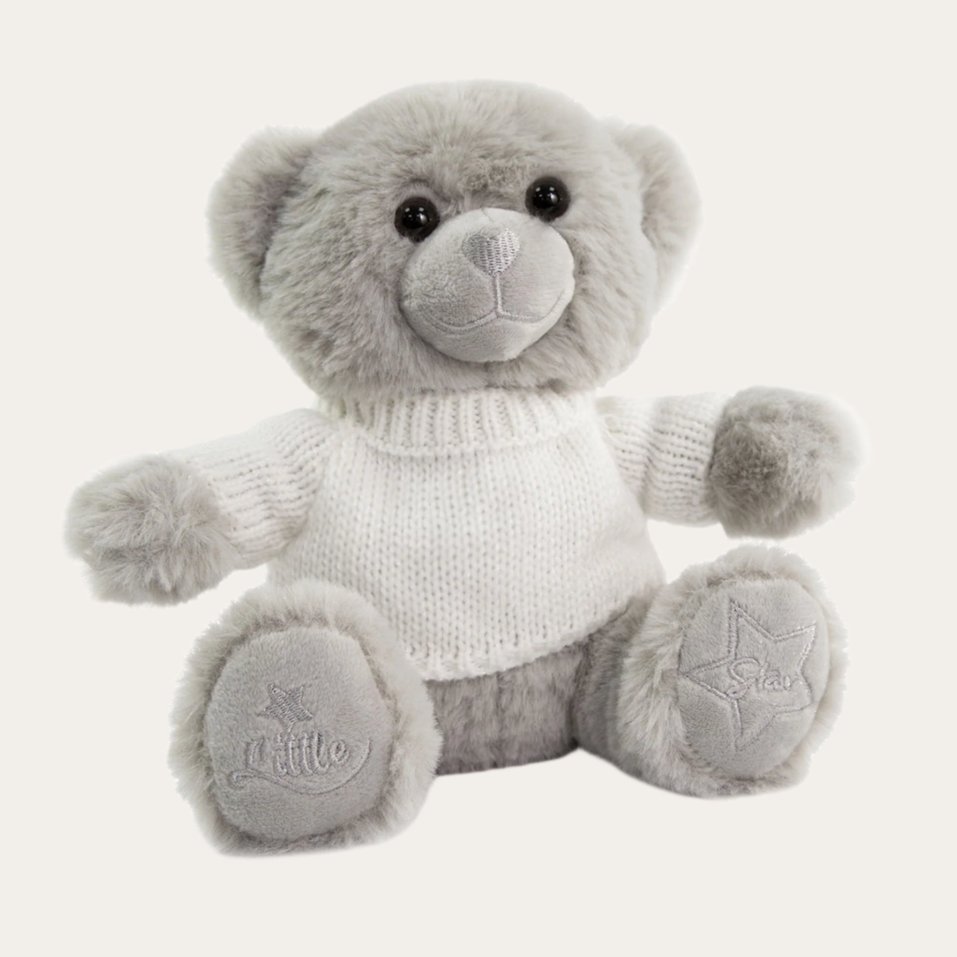 Teddy Bear 20cm Grey Teddy Bear With Sweater Teddy Bears.